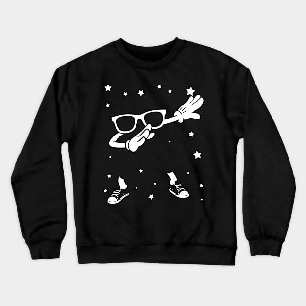 dabbing kids funny star Crewneck Sweatshirt by TEEFOREVER0112